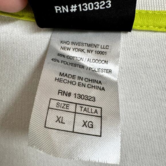 Tapout Jacket Mens XL Full Zip MMA White Black Neon Green Geometric + Pockets - Picture 6 of 9